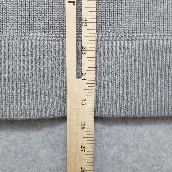 Ralph Lauren Sweater Mens XL Gray Pullover Zip‎ Mock Neck Long Sleeve - Picture 8 of 9